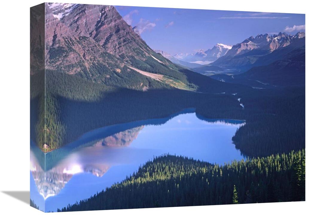 Mount Patterson at Peyto Lake, Banff National Park, Alberta, Canada-Canvas Art-16x12