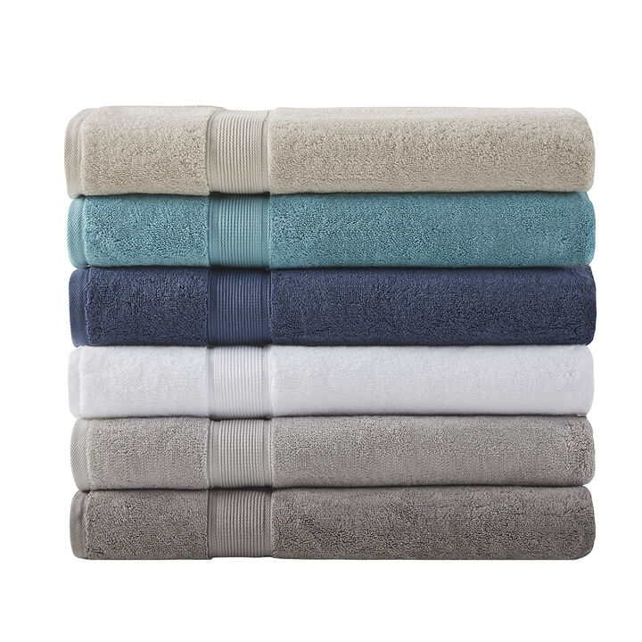 Gracie Mills Eulalia 2 Piece 800 GSM Antimicrobial Cotton Bath Sheet Set