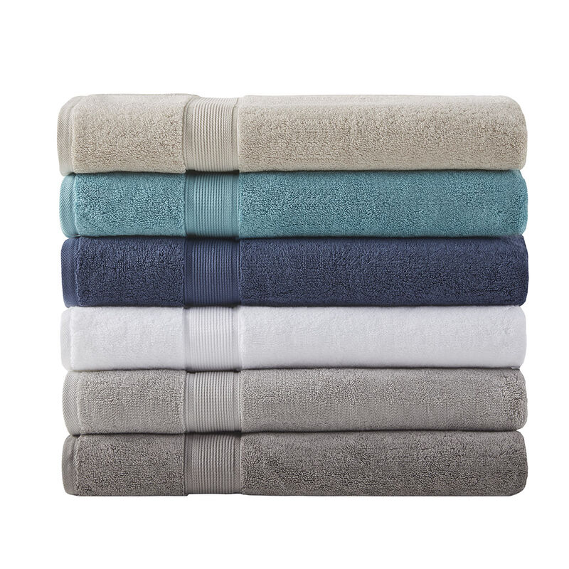 Gracie Mills Eulalia 2 Piece 800 GSM Antimicrobial Cotton Bath Sheet Set