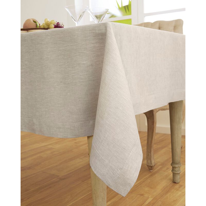 Solino Home 100% Pure Linen Tablecloth | Athena for Spring and Easter