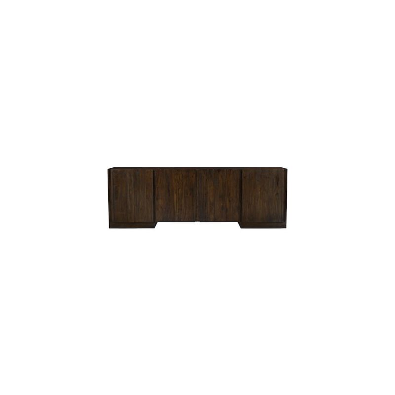 Alex Hamilton Percy 4-Door Sideboard in Barista Brown on Solid Acacia Wood