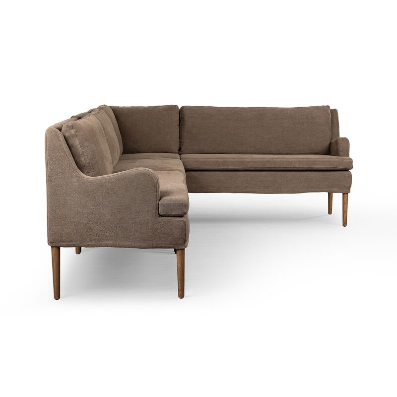 Aurelia 114" L-Shaped Dining Banquette