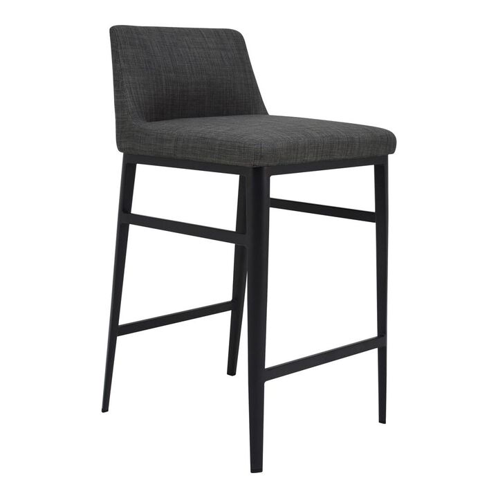 Moe's Home Collection BARON COUNTER STOOL CHARCOAL