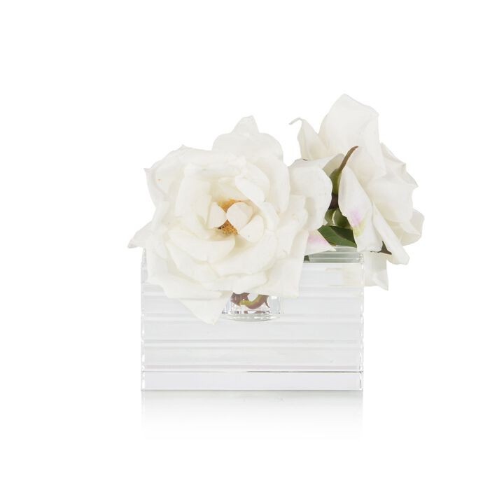 Cut Crystal Rose