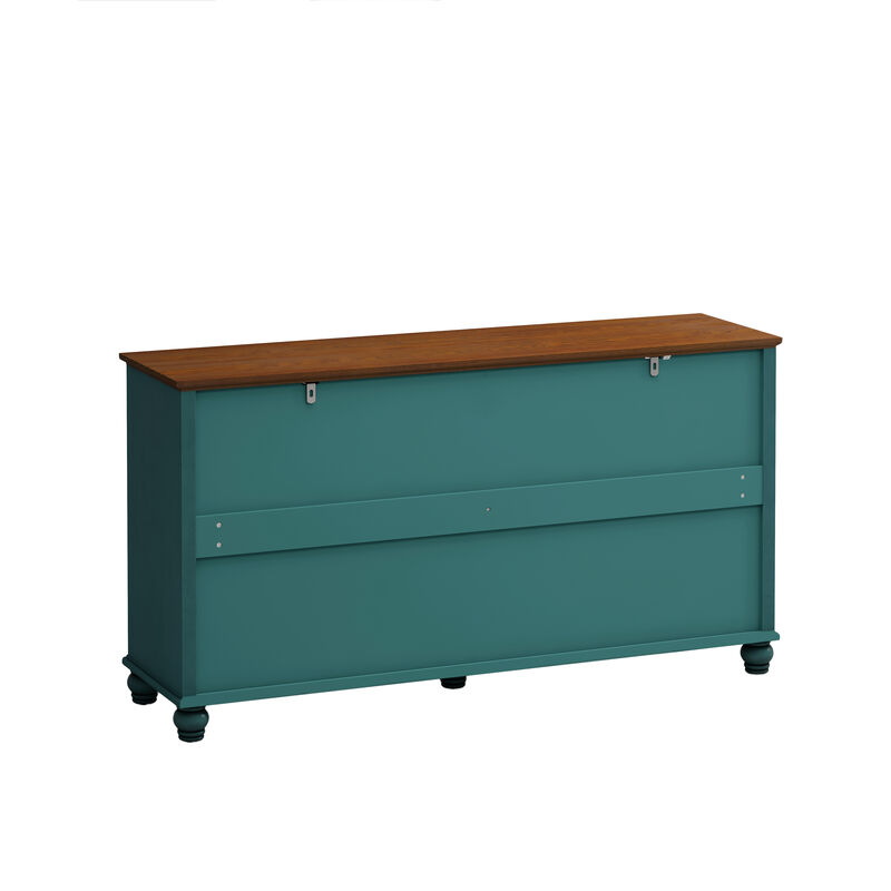 Merax European Antique Style 4-Door Sideboard Cabinet