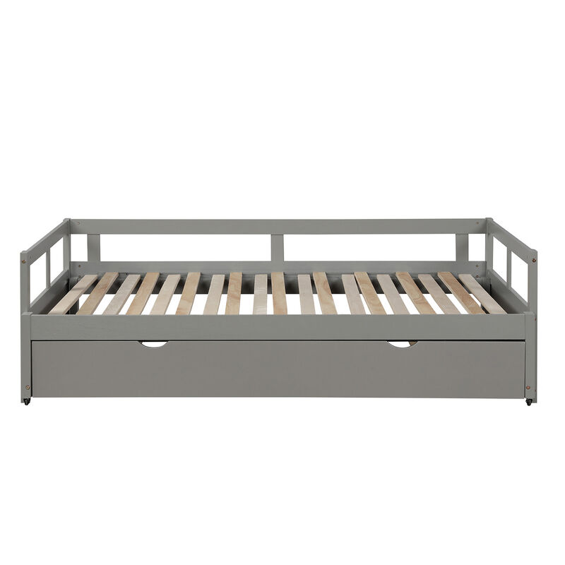 Merax Extending Daybed with Trundle