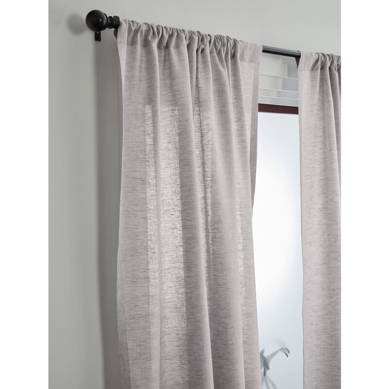 Solino Home 100% Pure Linen Curtain | Linen for Thanksgiving, Christmas