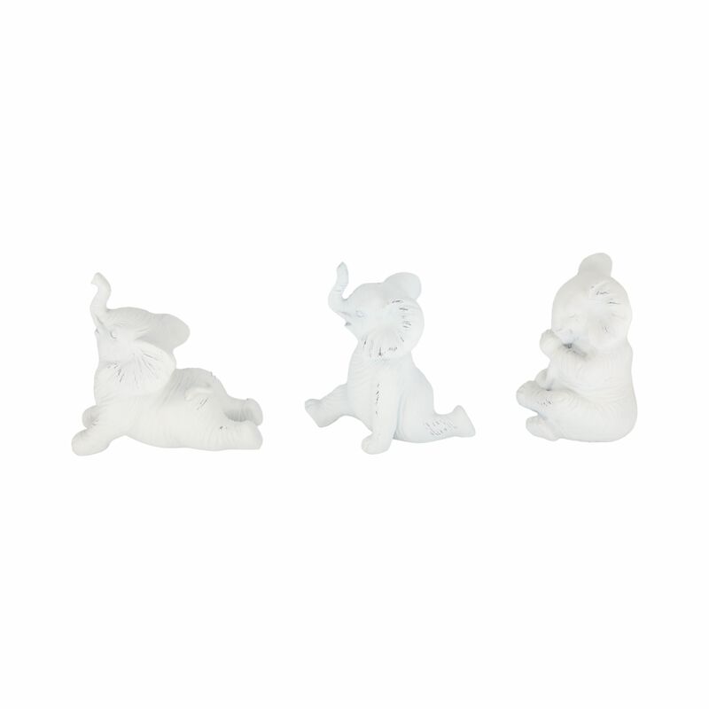 Resin Stone Elephant Figurines