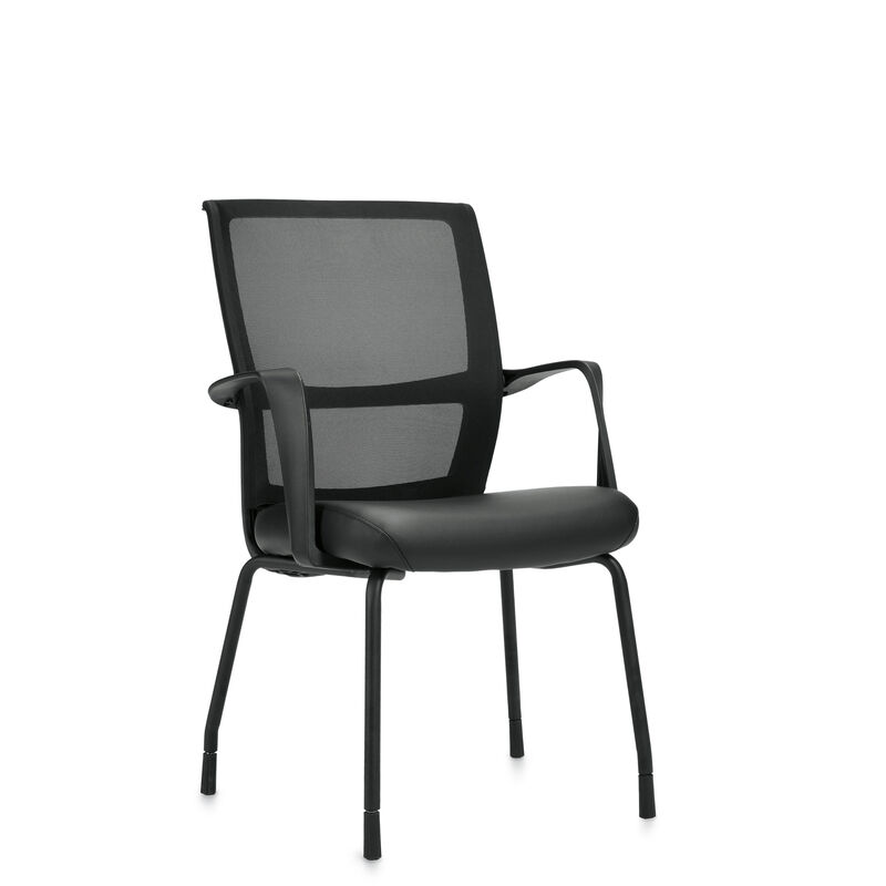 Low Back Mesh Chair with Arms