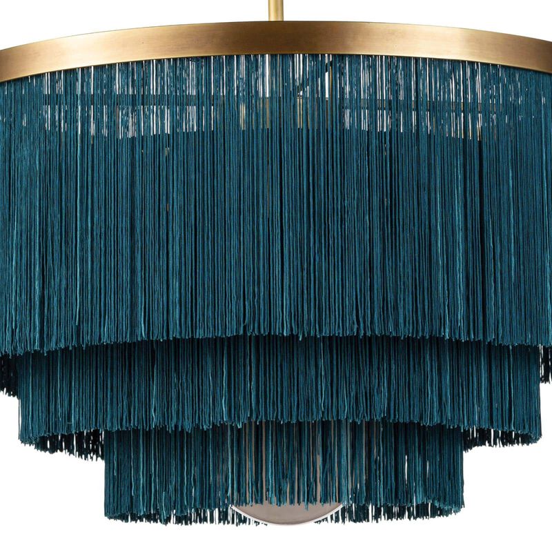 Cabaret Fringe Chandelier