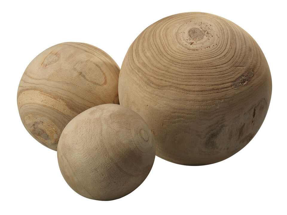 Malibu Wood BallsSet of 3