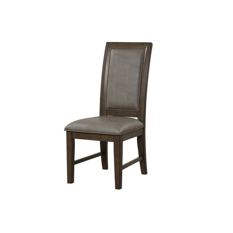 New Classic Furniture Cityscape Dining Chair-Walnut (Set of 2)