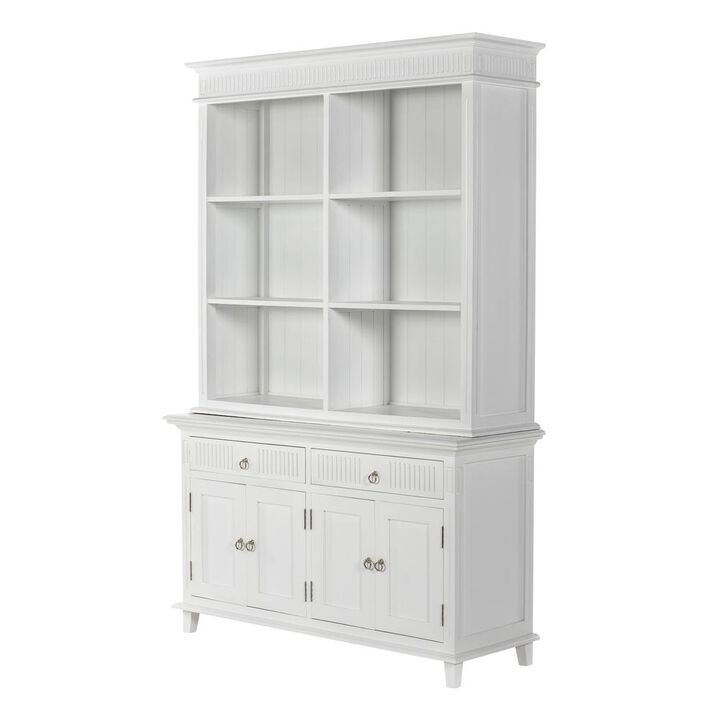 Belen Kox Classic White Scandinavian-Inspired Hutch Unit, Belen Kox