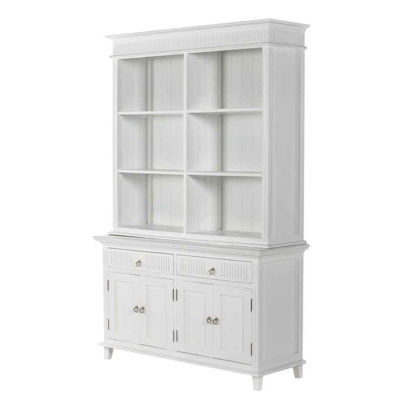 Belen Kox Classic White Scandinavian-Inspired Hutch Unit, Belen Kox