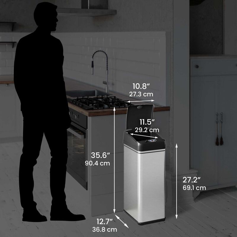 iTouchless 13 Gallon Sensor Trash Can