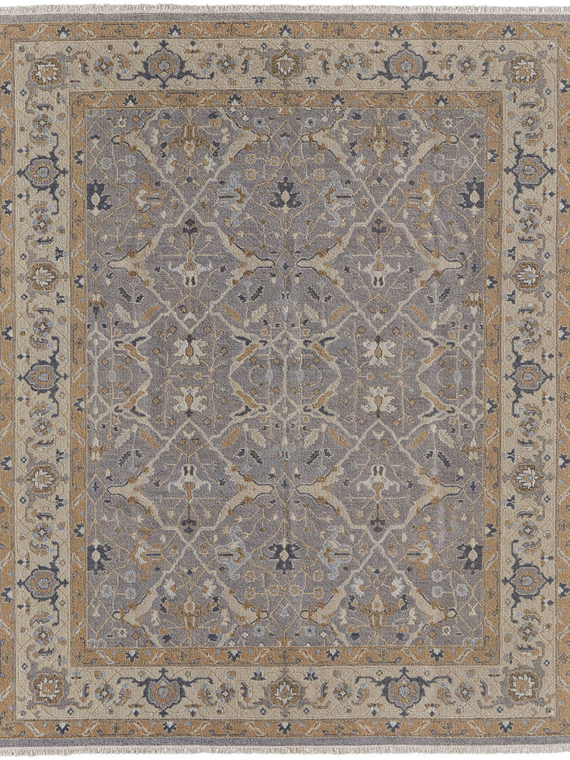 Corbitt 0611F 3'6" x 5'6" Gray/Gold Rug