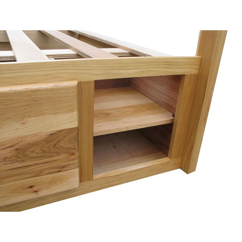 Belen Kox Natural King Storage Bed, Belen Kox