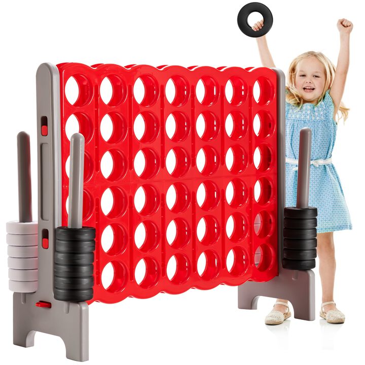 4 in A Row 4-to-Score Giant Jumbo Game Set for Family Party Holiday