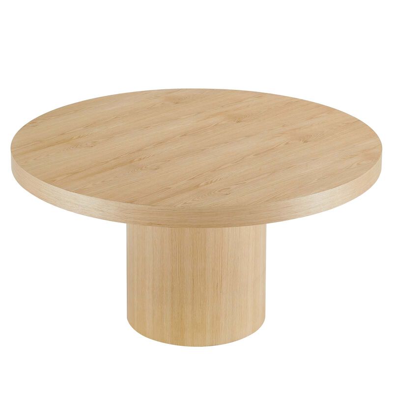 Modway - Gratify 60" Round Dining Table Oak