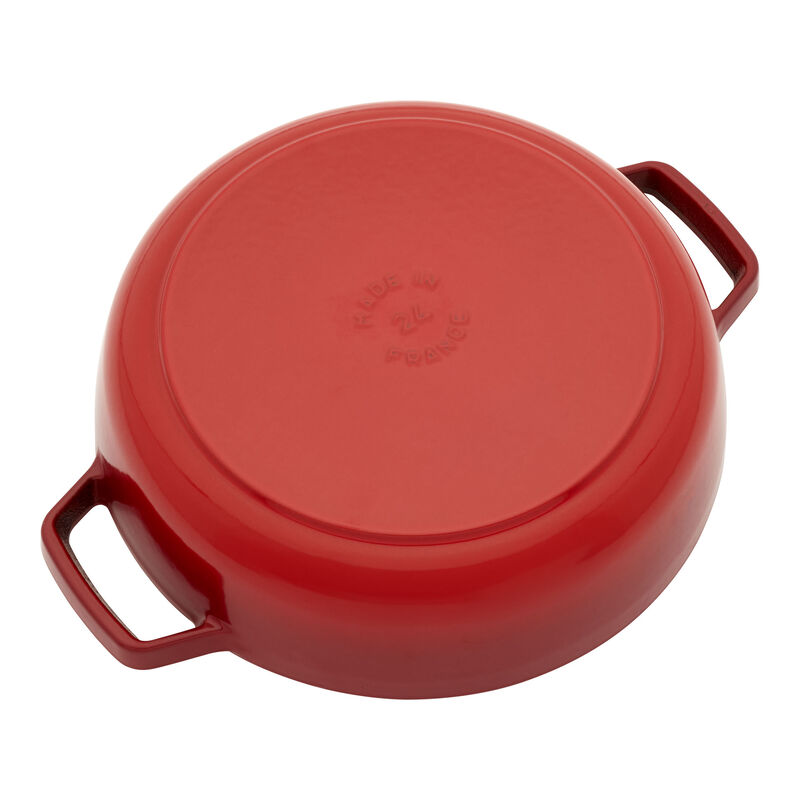 Staub Cast Iron 2.5-qt Braiser with Dragon Lid - Cherry