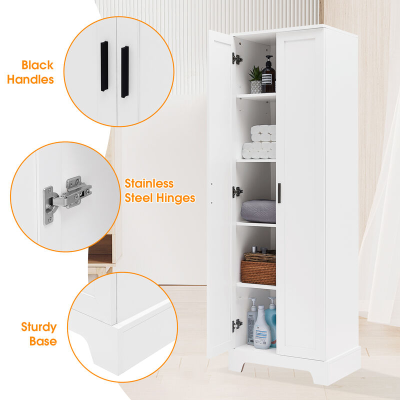 Merax Bathroom Storage Cabinet with 2 Doors