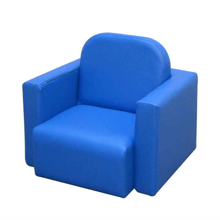 2-in-1 Kids Table & Sofa Chair Set Toddler Seat Armchair Desk Children Lounge