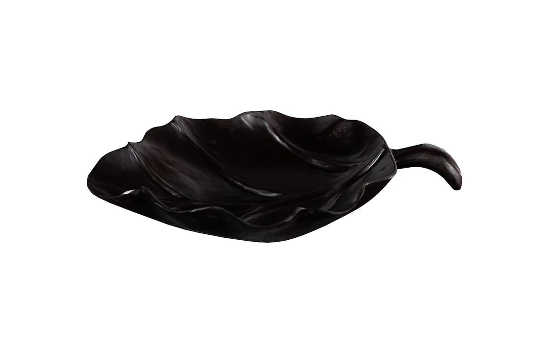 Leaf Bowl Black