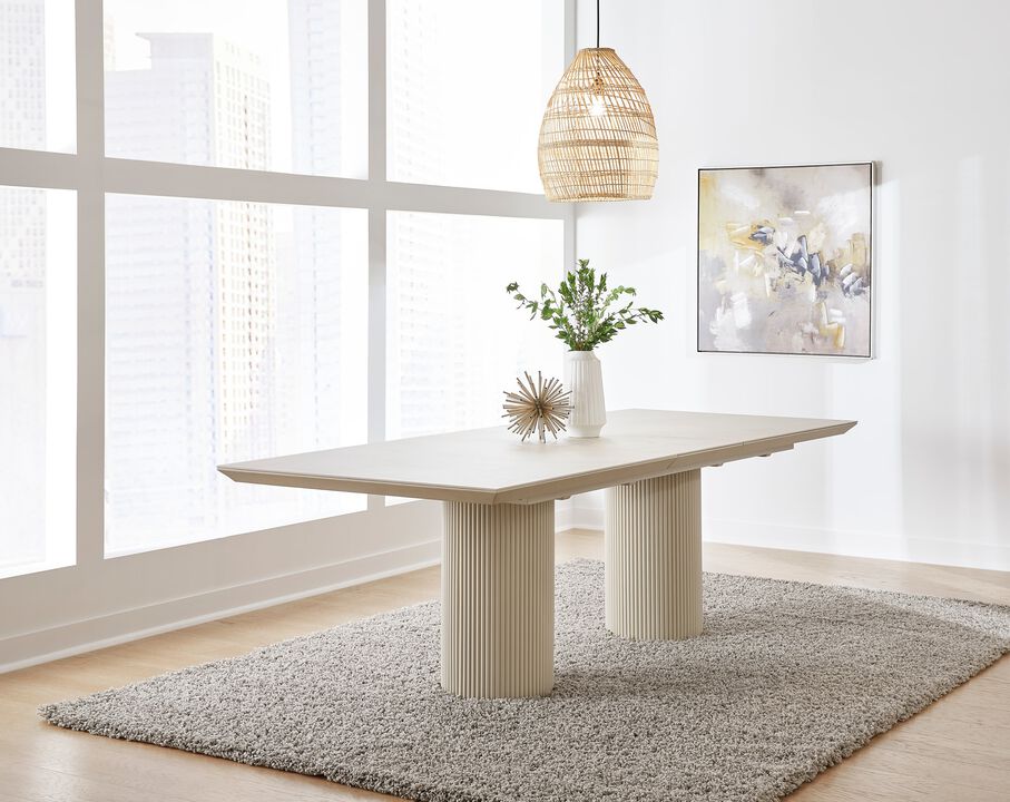Cannon Stone Top Extension Dining Table
