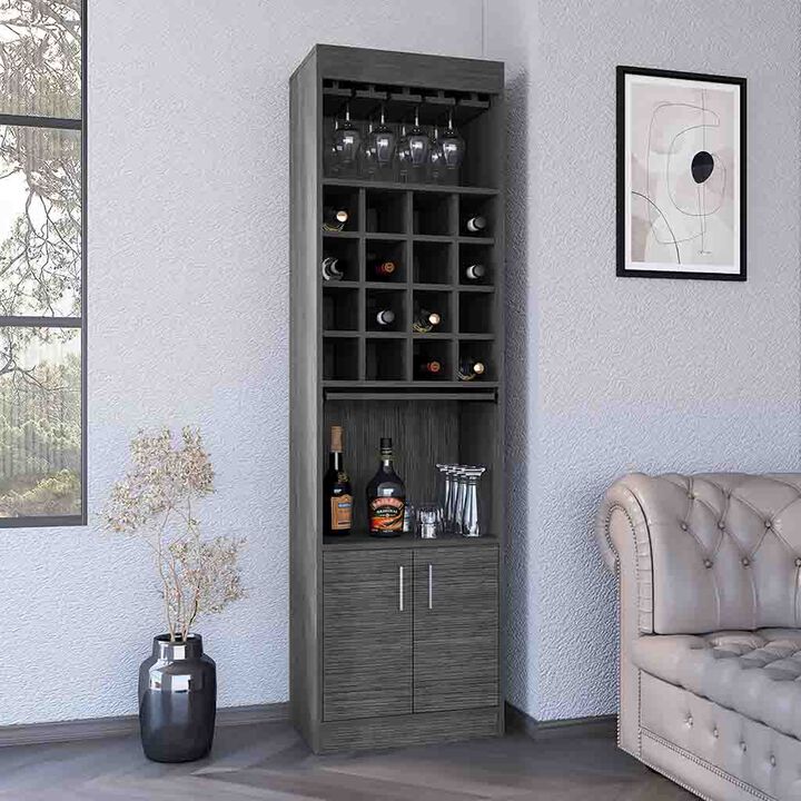 Bar Cabinet Modoc, Living Room, Smoky Oak