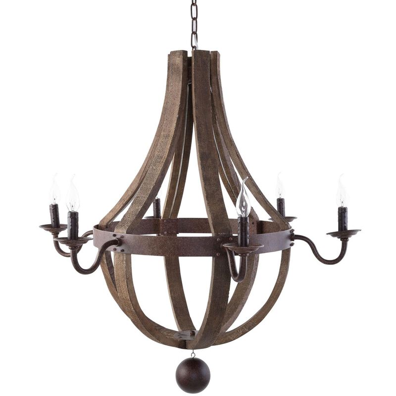 Modway EEI-1570 Ballista Chandelier, 36" x 36" x 38", Antique Brass