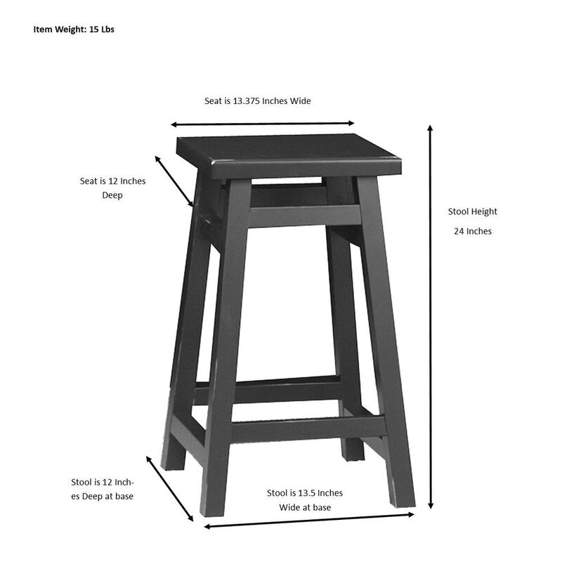 Carolina Living Tavern Pub Counter Stool - Antique White