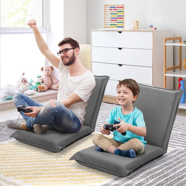 Hivvago Adjustable 6 Positions Folding Lazy Man Sofa Chair Floor Chair
