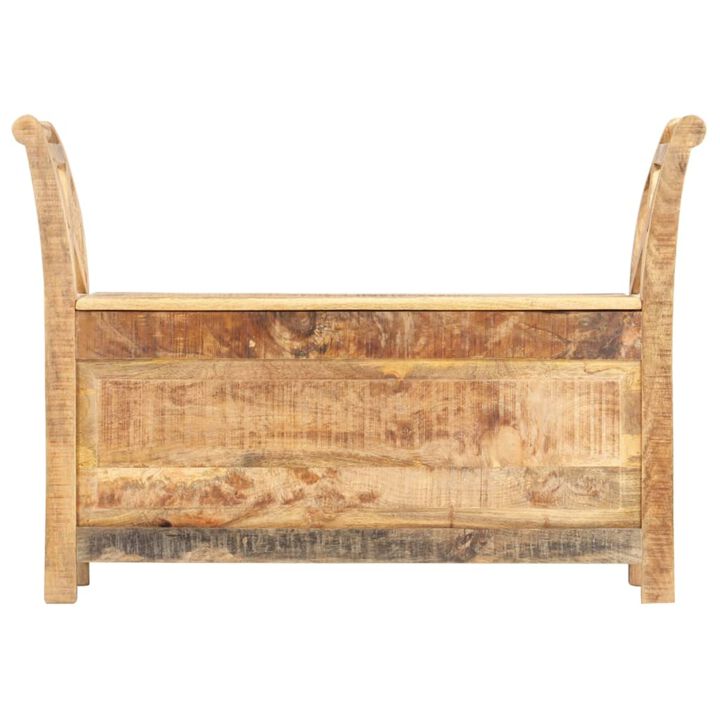 vidaXL Hall Bench 40.6"x13"x28.3" Solid Mango Wood