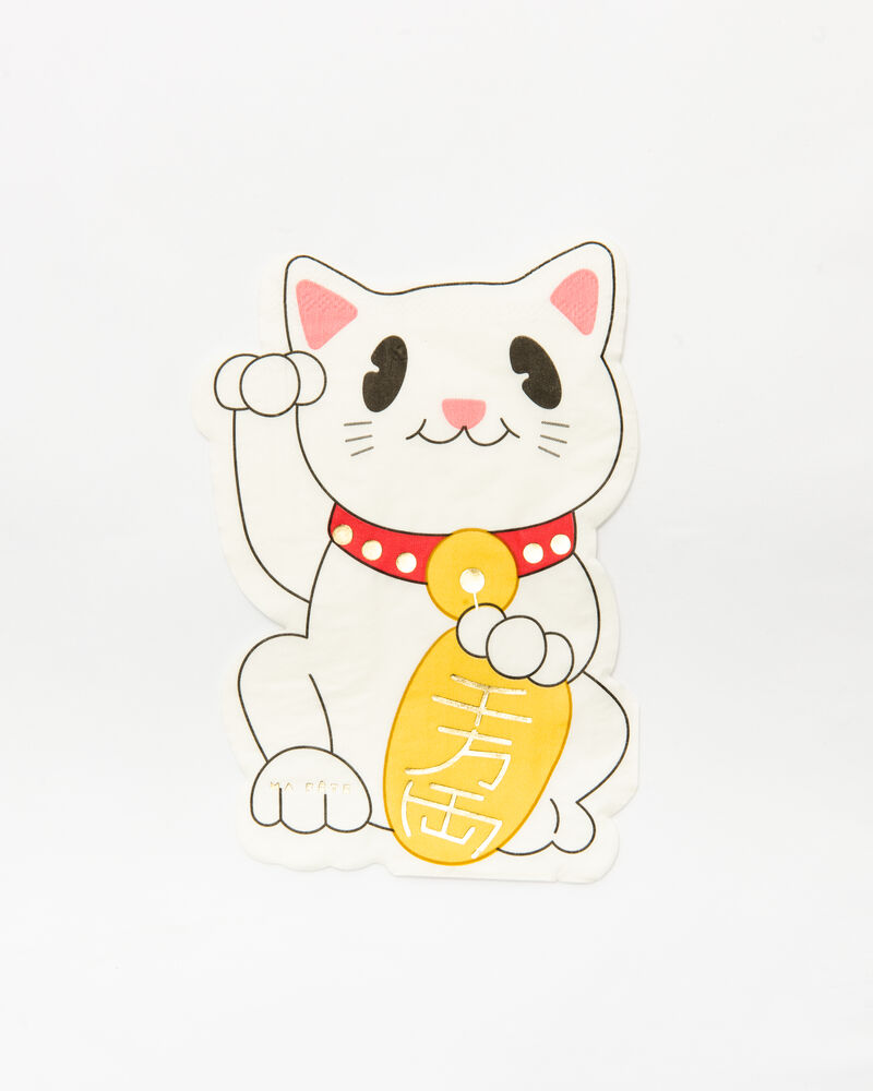 Ma Fete Ninja Neko  (Lucky Cat) Dinner Paper Napkins (24)