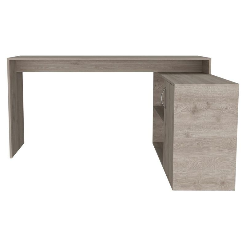 L-Shaped Desk Desti, Office, Light Gray
