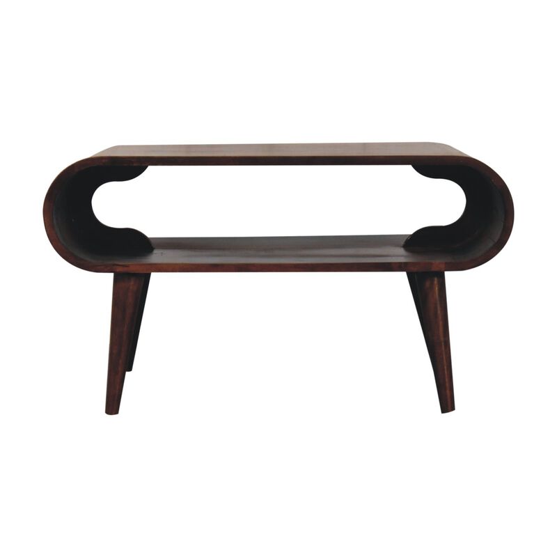 Artisan Furniture Solid Wood Open California Walnut Coffee Table