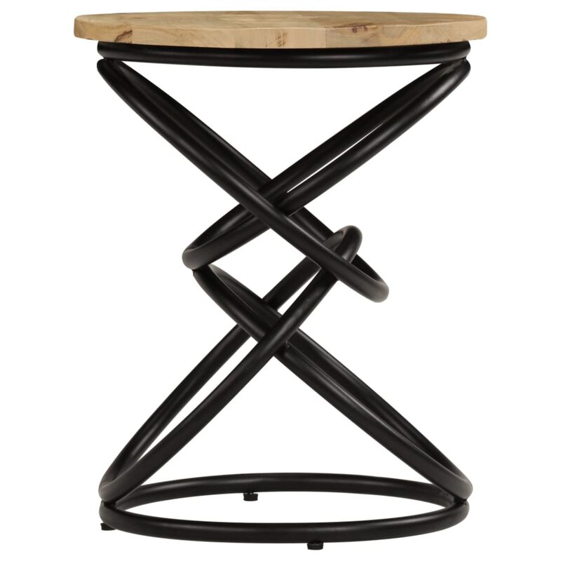 vidaXL End Table Solid Mango Wood 15.7"x19.7"