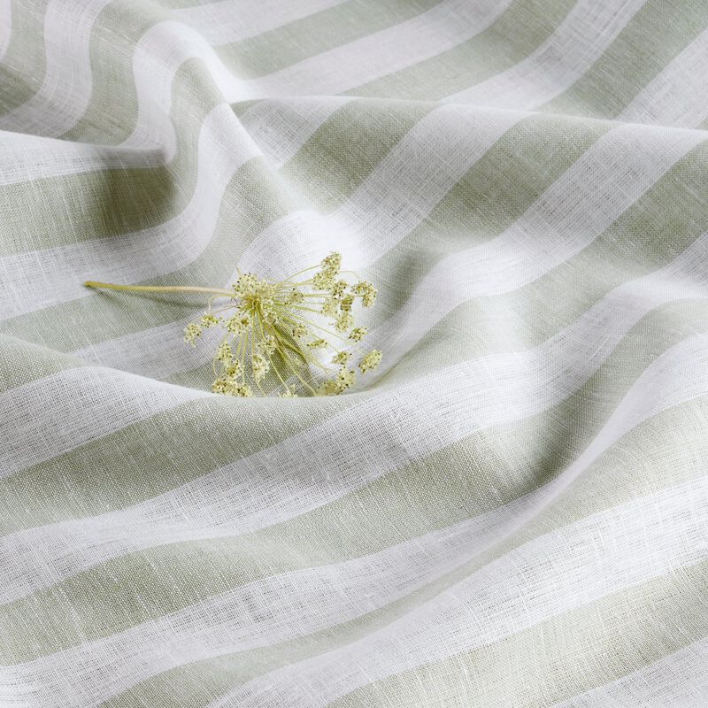 Solino Home 100% Pure Linen Table Runner | Sorrento Stripe