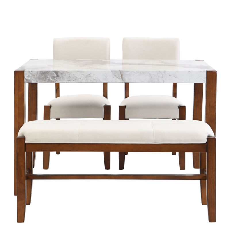Merax 4-Piece Modern Dining Furniture Set