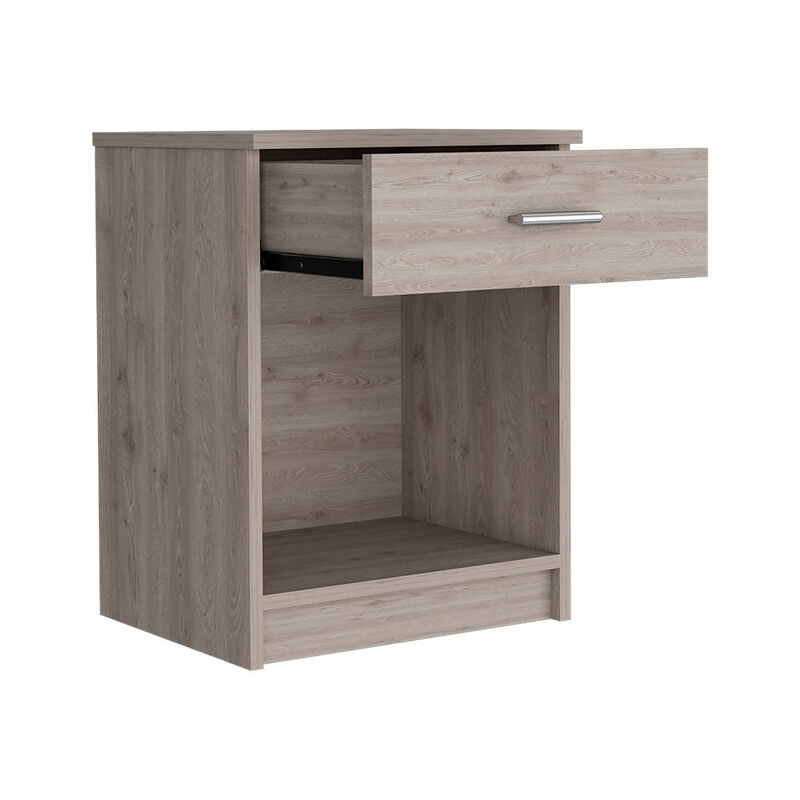 Nightstand Coco, Bedroom, Light Gray