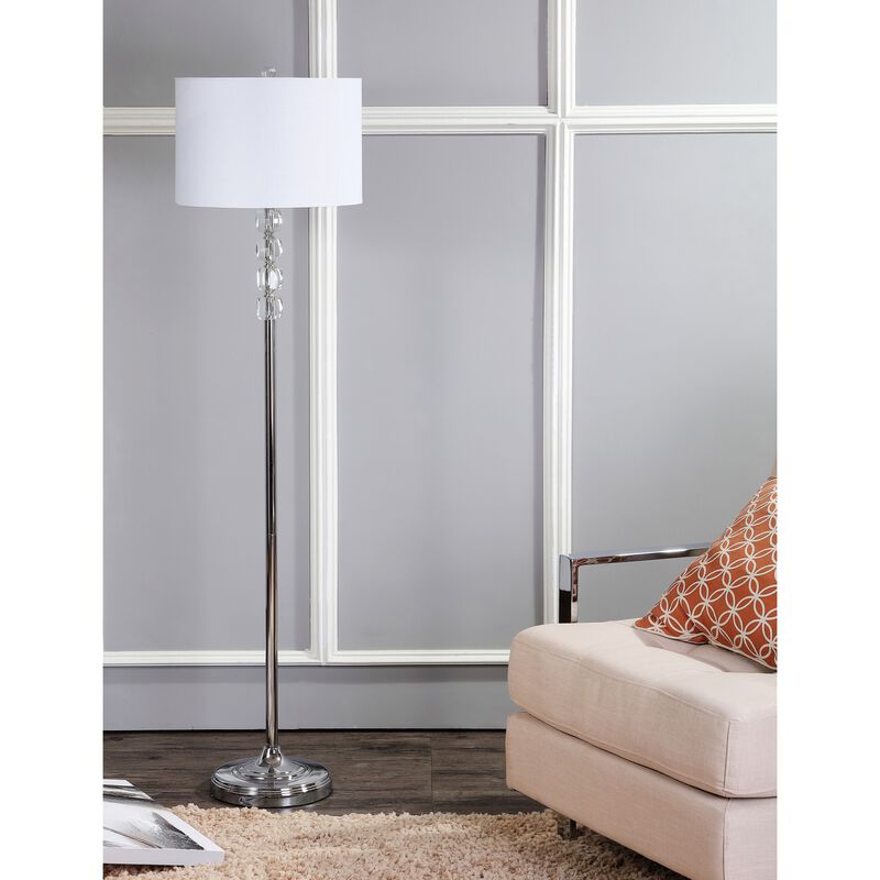Aubrey Crystal / Metal LED Floor Lamp