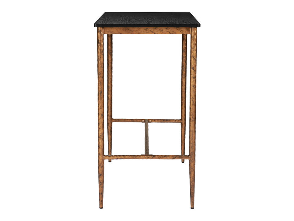 Nida Bar Table Black & Bronze