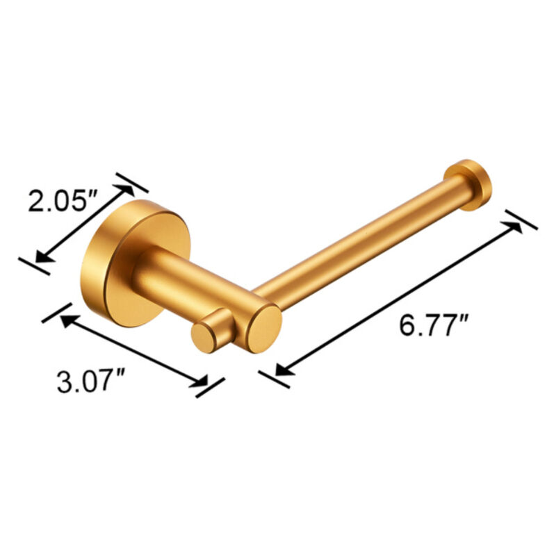Wall-Mounted Toilet Paper Holder, Thick Space Aluminum