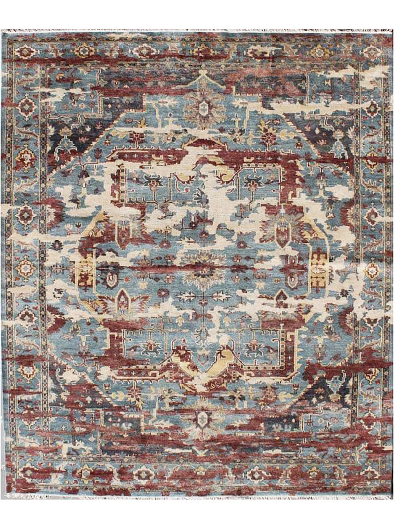 Polaris POL42541 Blue 10" x 14" Rug