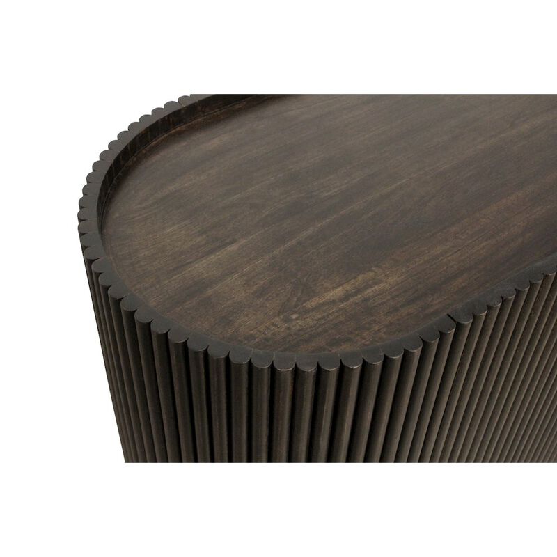 Alex Hamilton Odin 3-Door Sideboard in Charred Ember Finish on Mango Wood