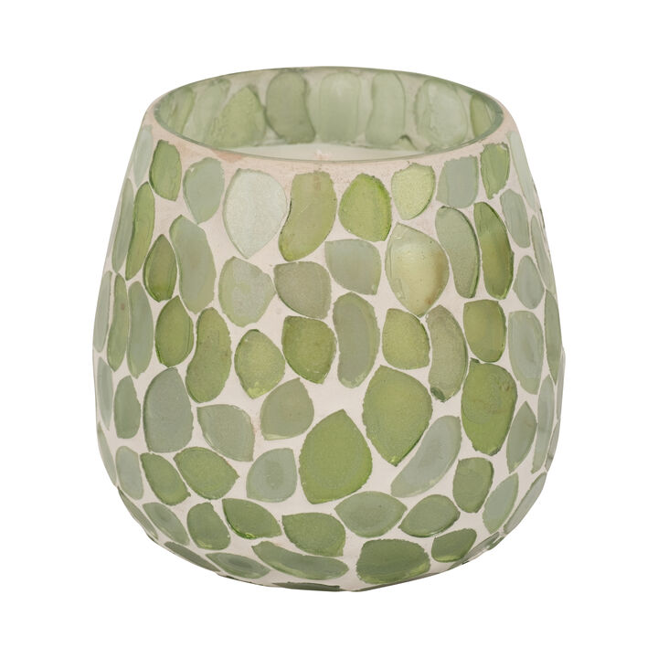 4" 11 Oz Mosaic Scented Candle