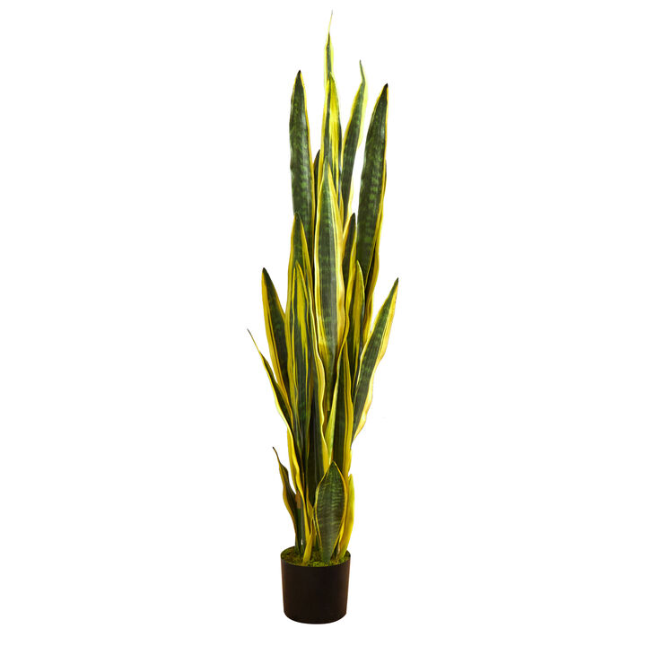 Hivvago 58" Sansevieria Artificial Plant
