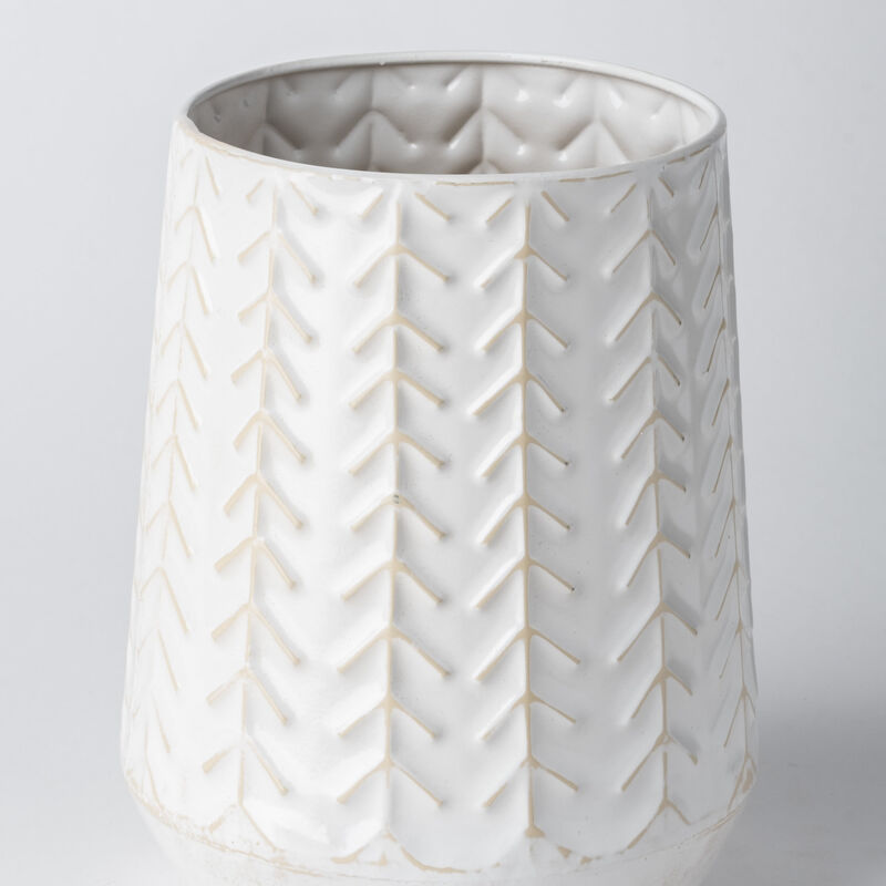 Gemma White Vase