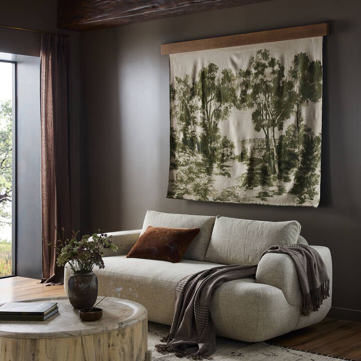 Toile Tapestry with Hanger