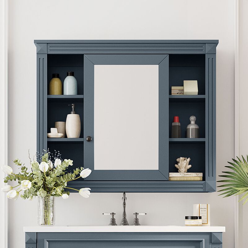 Modern Versatile Mirror Bathroom Cabinet Sophisticated Looks + Ample Storage